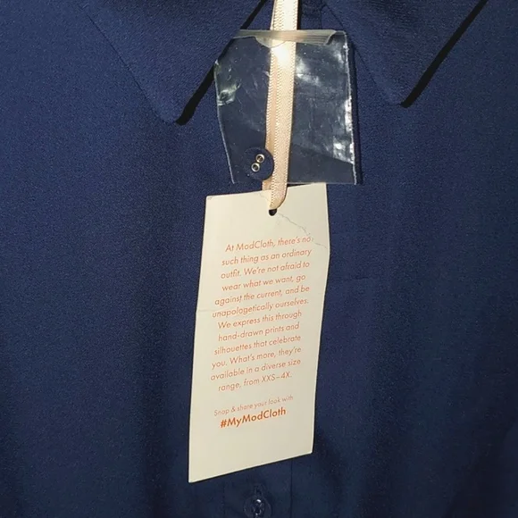 NWT Modcloth Adored Duet Floral A-Line Dress Size 1X - Picture 4 of 10